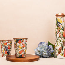 Load image into Gallery viewer, Printed Copper Glasses - Set of 2