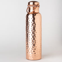 Load image into Gallery viewer, Copper Bottle 950ml, Hand Hammered