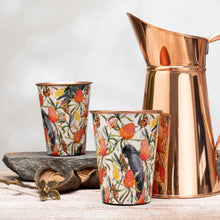 Load image into Gallery viewer, Printed Copper Glasses - Set of 2