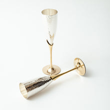 Load image into Gallery viewer, Brass Champagne Glasses